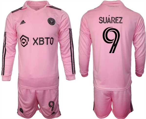 Men's Inter Miami CF #9 Luis Suarez 2023-24 Pink Home Soccer Jersey Suit,We sell and wholesale Men's Inter Miami CF #9 Luis Suarez 2023-24 Pink Home Soccer Jersey Suit on line form chian!